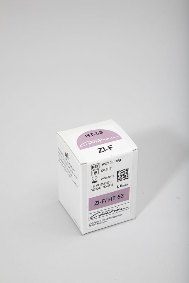 ZI-F / Neck Transpa HT-53 sand, 15 g 652153 – Creation Willi Geller International GmbH, Leucitkeramik