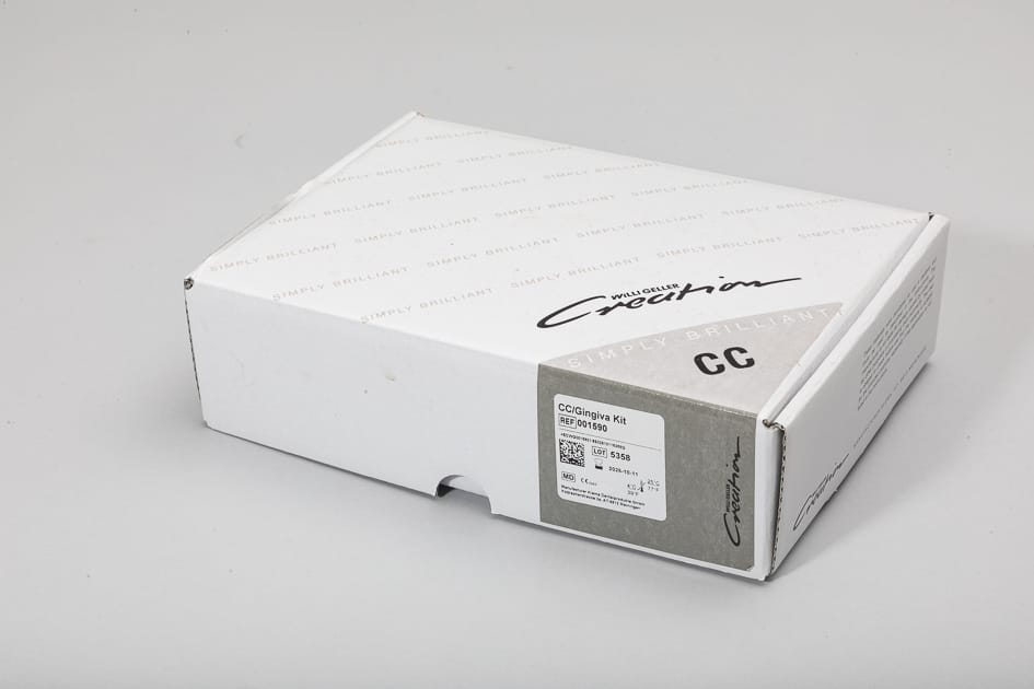 CC / Gingiva Kit (inkl. Shade Guide 000048), 1 Kit 001590 – Creation Willi Geller International GmbH, Farbringe, Farbskalen, Zahnschränke