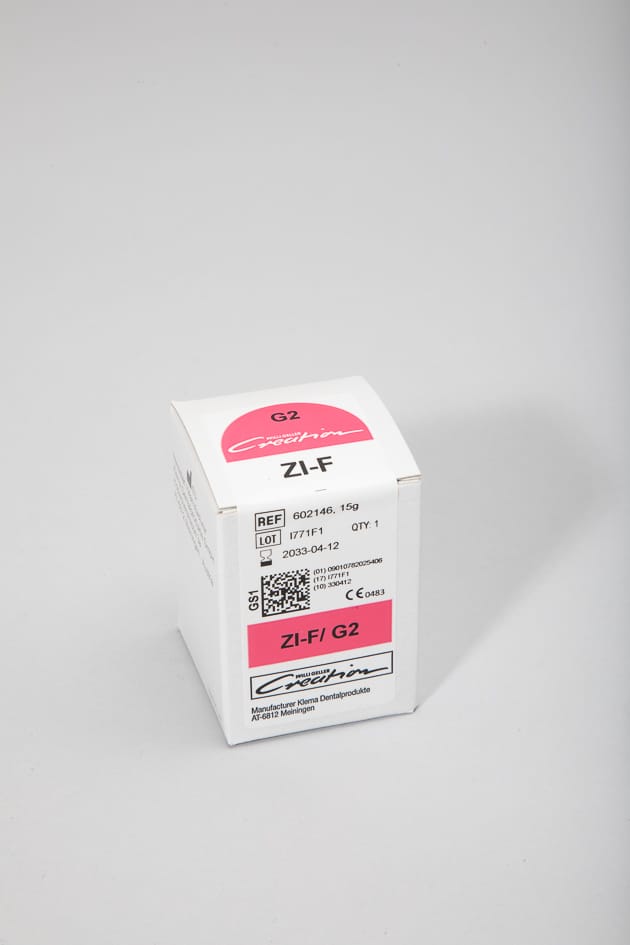 ZI-F / Gingiva G2 dark pink, 15 g 602146 – Creation Willi Geller International GmbH, Leucitkeramik