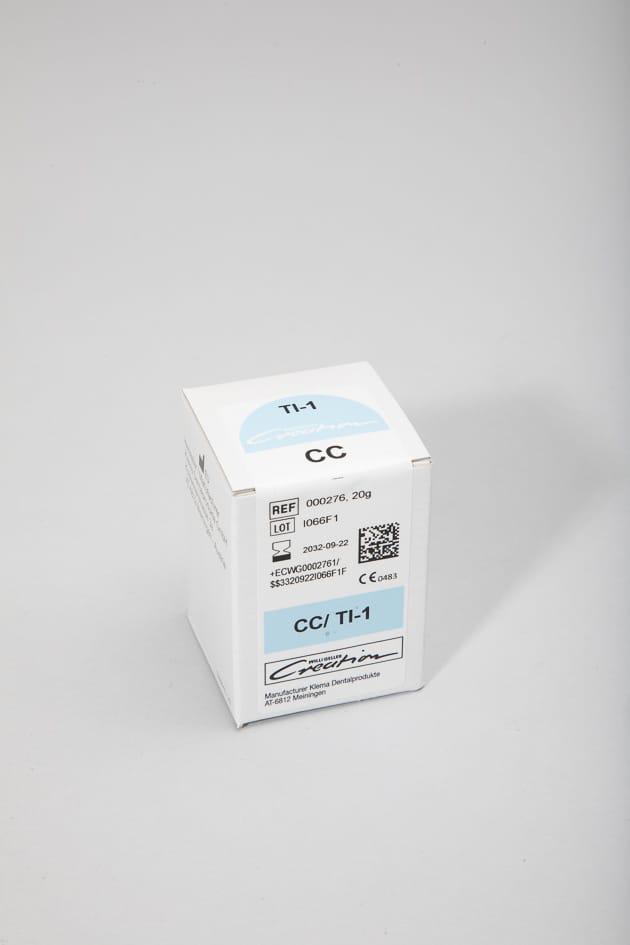 CC / Transpa TI-1 blue, 20 g 000276 – Creation Willi Geller International GmbH, Metallkeramik