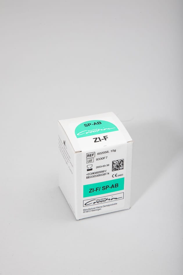 ZI-F / Bleach Shoulder SP-AB, 15 g 602056 – Creation Willi Geller International GmbH, Leucitkeramik