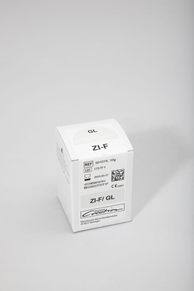 ZI-F / Glaze GL, 10 g 601074 – Creation Willi Geller International GmbH, Leucitkeramik