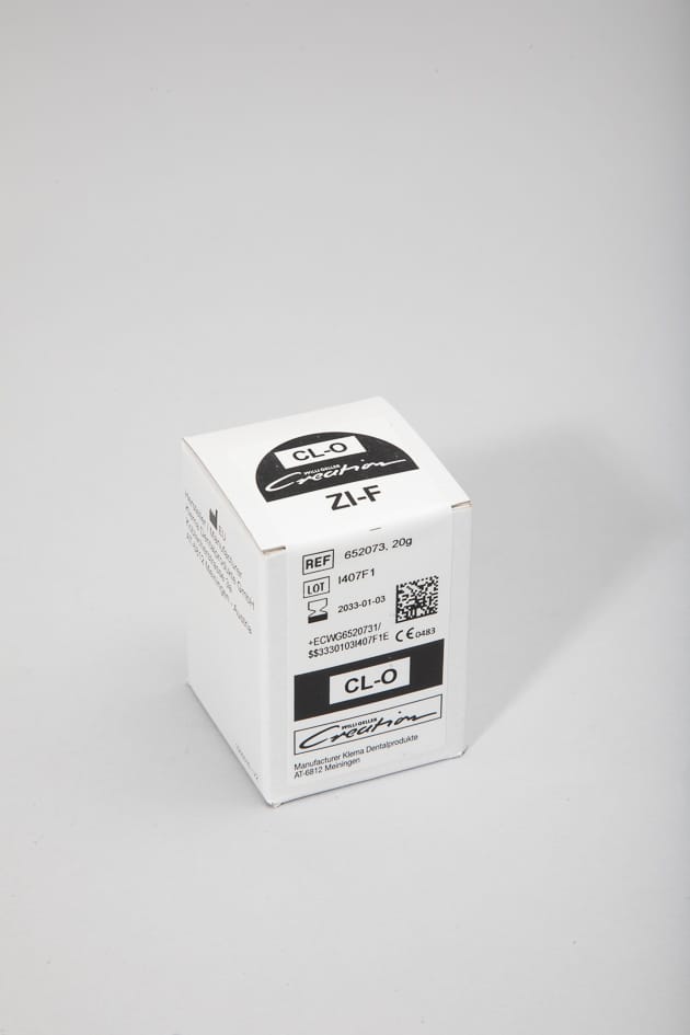 ZI-F / Clear CL-O, 20 g 652073 – Creation Willi Geller International GmbH, Leucitkeramik