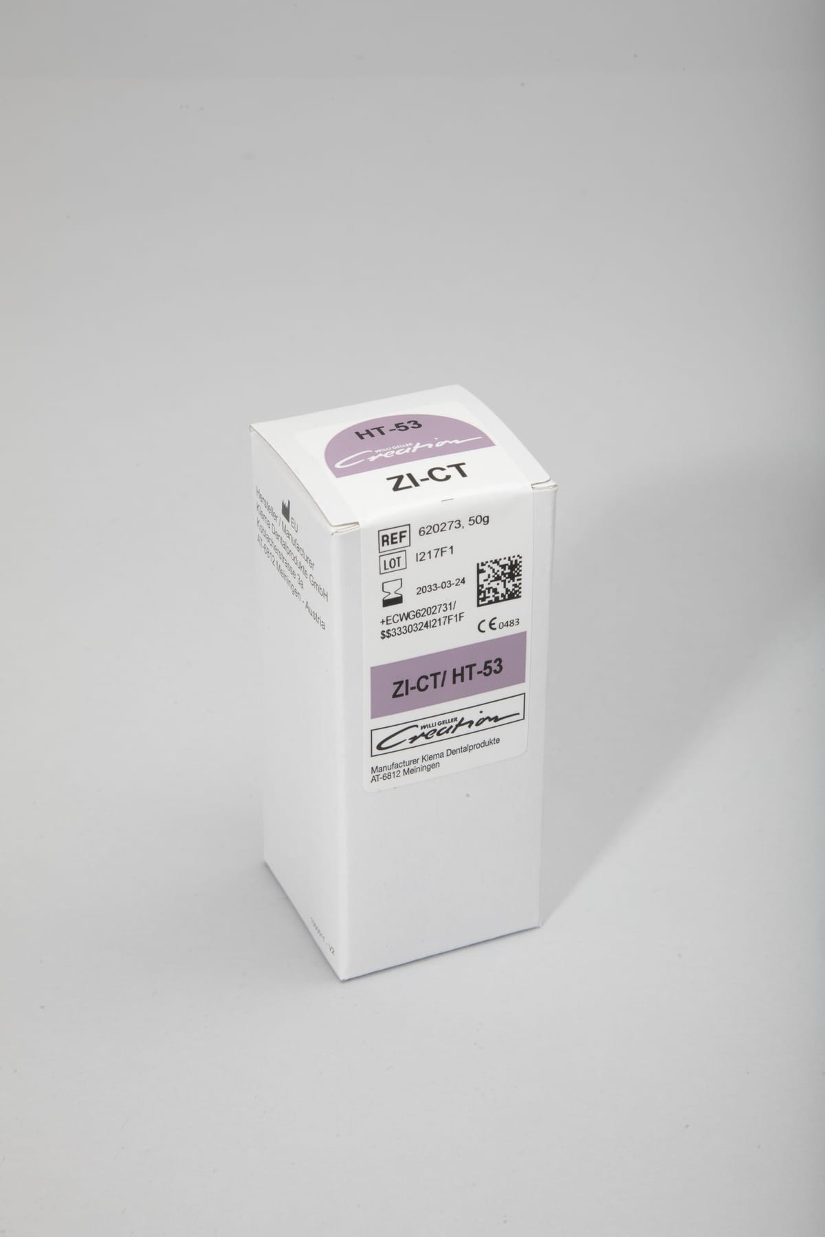 ZI-CT / Neck Transpa HT-51 iridescent, 50 g 620271 – Creation Willi Geller International GmbH, Leucitkeramik