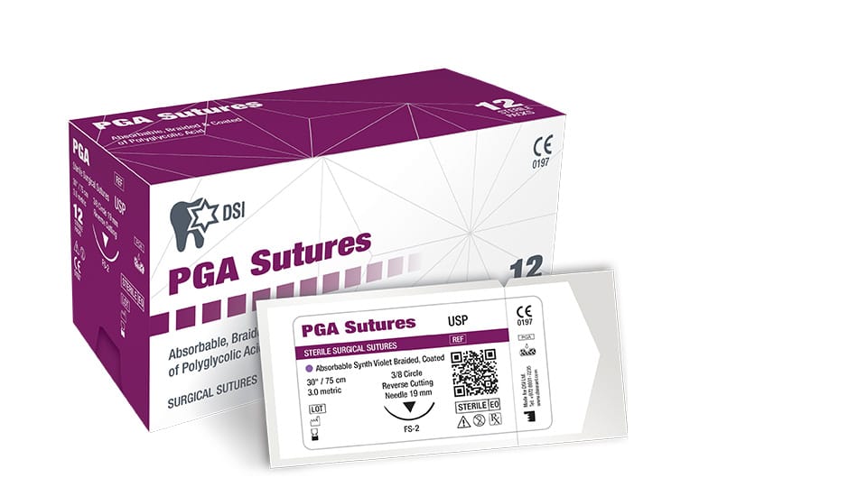 Polyglycolic Acid Sutures – DSI Dental Solutions Ltd, Nahtmaterial