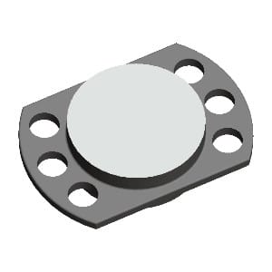Titanmagnetics® Obturatormagnet W-Line D6,8/H2,65 Universal mit Flügelretention