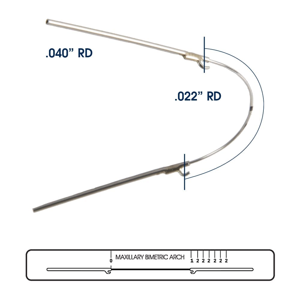 Wilson 3D Bimetric Arch Basic, 3er-Packung – RMO, Drähte und Bögen