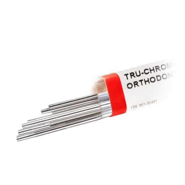 TRU-CHROME Stainless Steel Straight Lengths Round Pack of 20