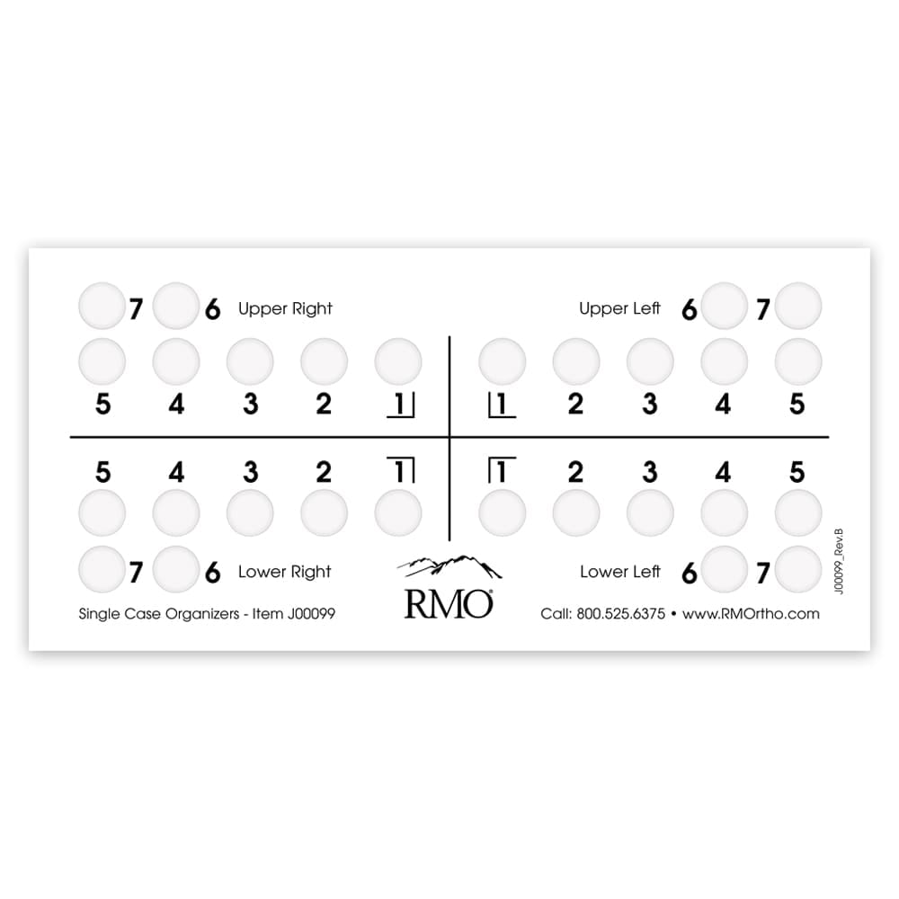 Bracket Case Organizer Single Pack of 25 – RMO, Bänder