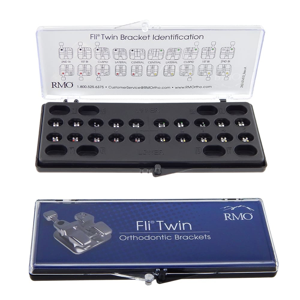 FLI Twin Two-Piece Stainless Steel Brackets Roth RX 5-5 Kit – RMO, Brackets