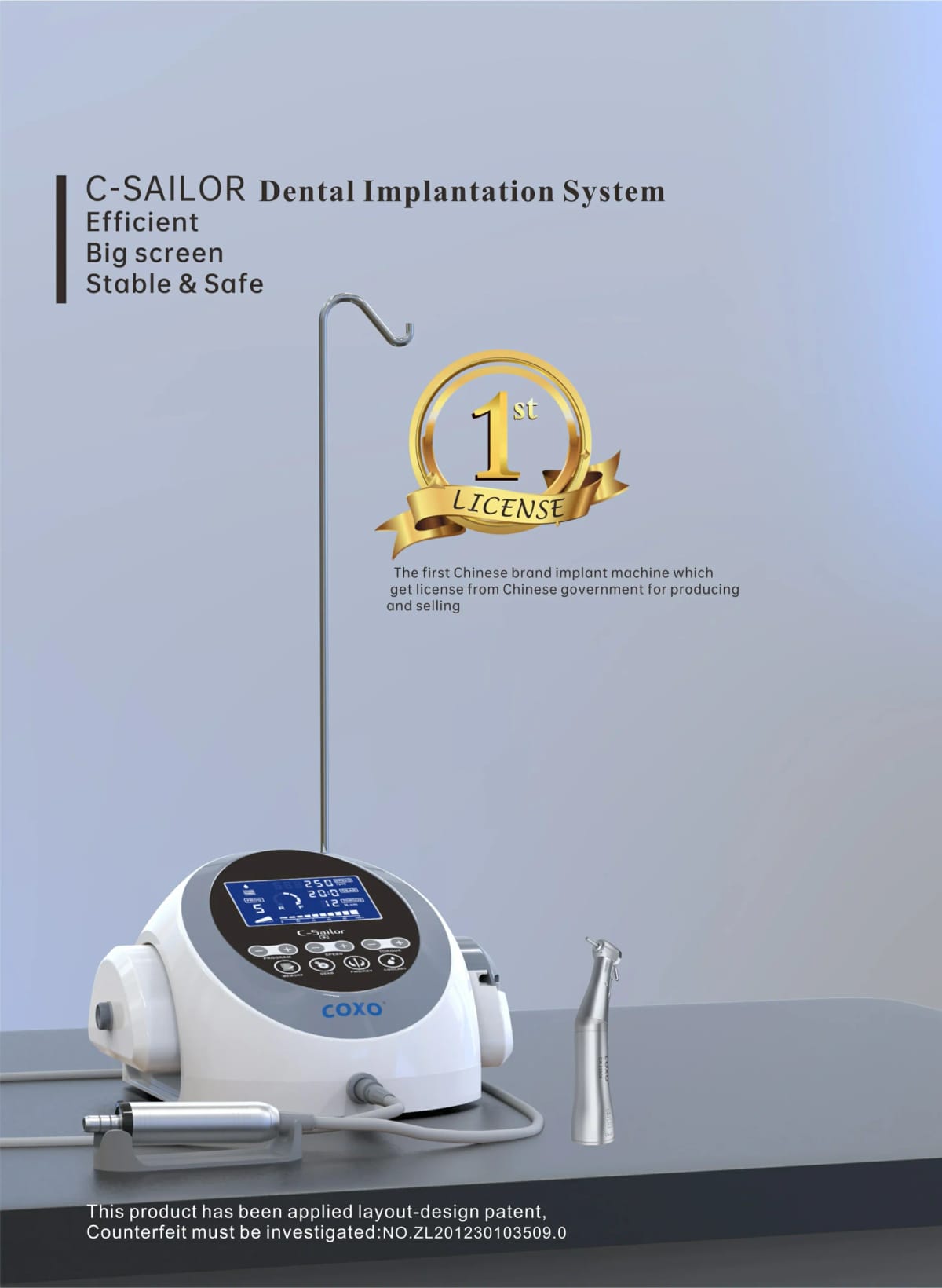 C-Sailor – Coxo Medical Instrument Co., Ltd, Implantologie