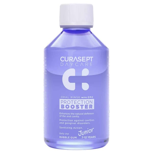 CURASEPT PROTECTION BOOSTER MOUTHWASH JUNIOR – BUBBLE GUM