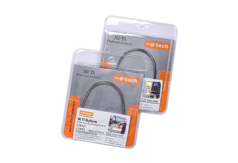 Ni Ti SE Wires - Super Elastic Bright – D TECH DENTAL TECHNOLOGIES, Drähte und Bögen