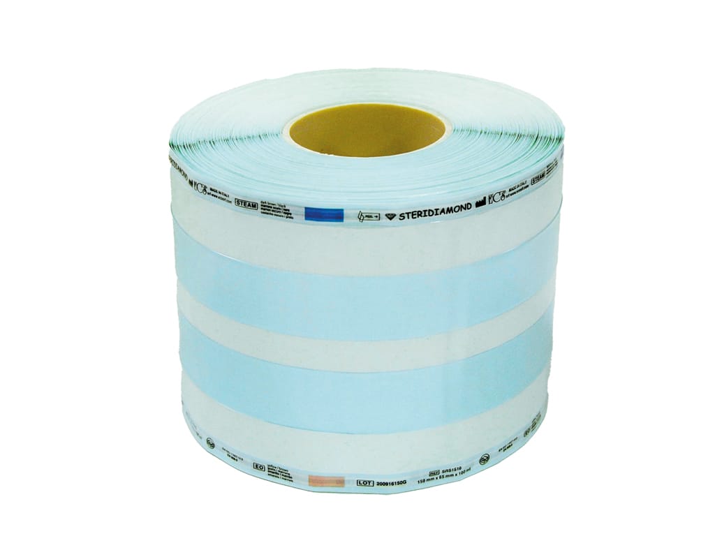 STERIPERFECT GUSSETTED REELS SRS3010B – ECS srl, Sterilisationsschläuche und -beutel
