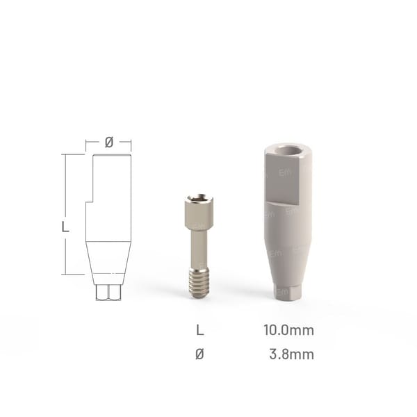 CAD/CAM Implant Level Scan Body (ET) compatible with Toplan® T01 Fixture Ø3.0 CC NP/Mini