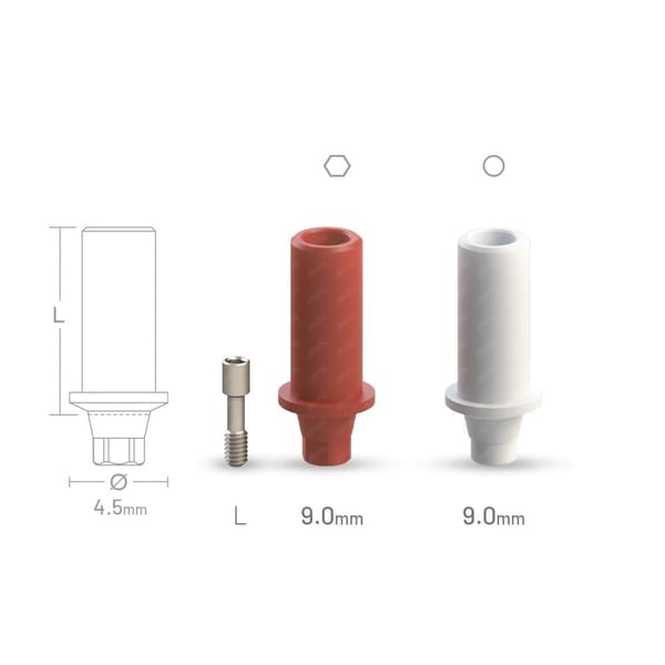Castable Abutment (Plastic | POM) compatible with Highness® HS-VII Ø3.8 - Ø5.5 CC RP