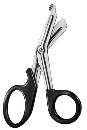 Bandage Scissors black plastic rings – EMERALD INSTRUMENTS, Chirurgische Instrumente