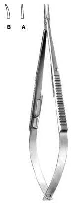Castroviejo Mikro-Nadelhalter mit Arretierung – EMERALD INSTRUMENTS, Chirurgische Instrumente