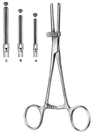 Tubing Clamp with safety guard – EMERALD INSTRUMENTS, Chirurgische Instrumente