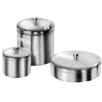 Round Metal Box – EMERALD INSTRUMENTS, Trays, Sterilcontainer und Zubehör