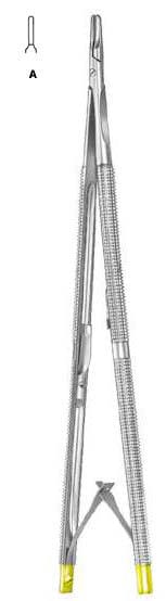 Mikro-Nadelhalter mit glatter Maulbahn – EMERALD INSTRUMENTS, Chirurgische Instrumente