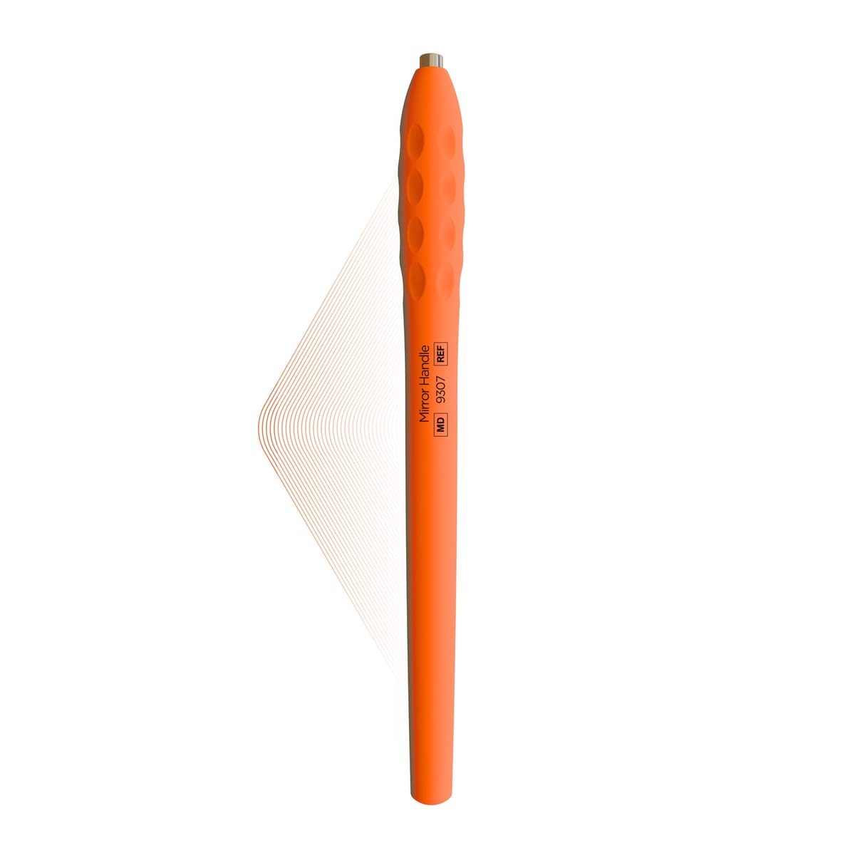 ErgoLite Mirror handle, Citrus Orange | ErgoLite X 10499 – ErgoDenta ApS, Mundspiegel und Zubehör