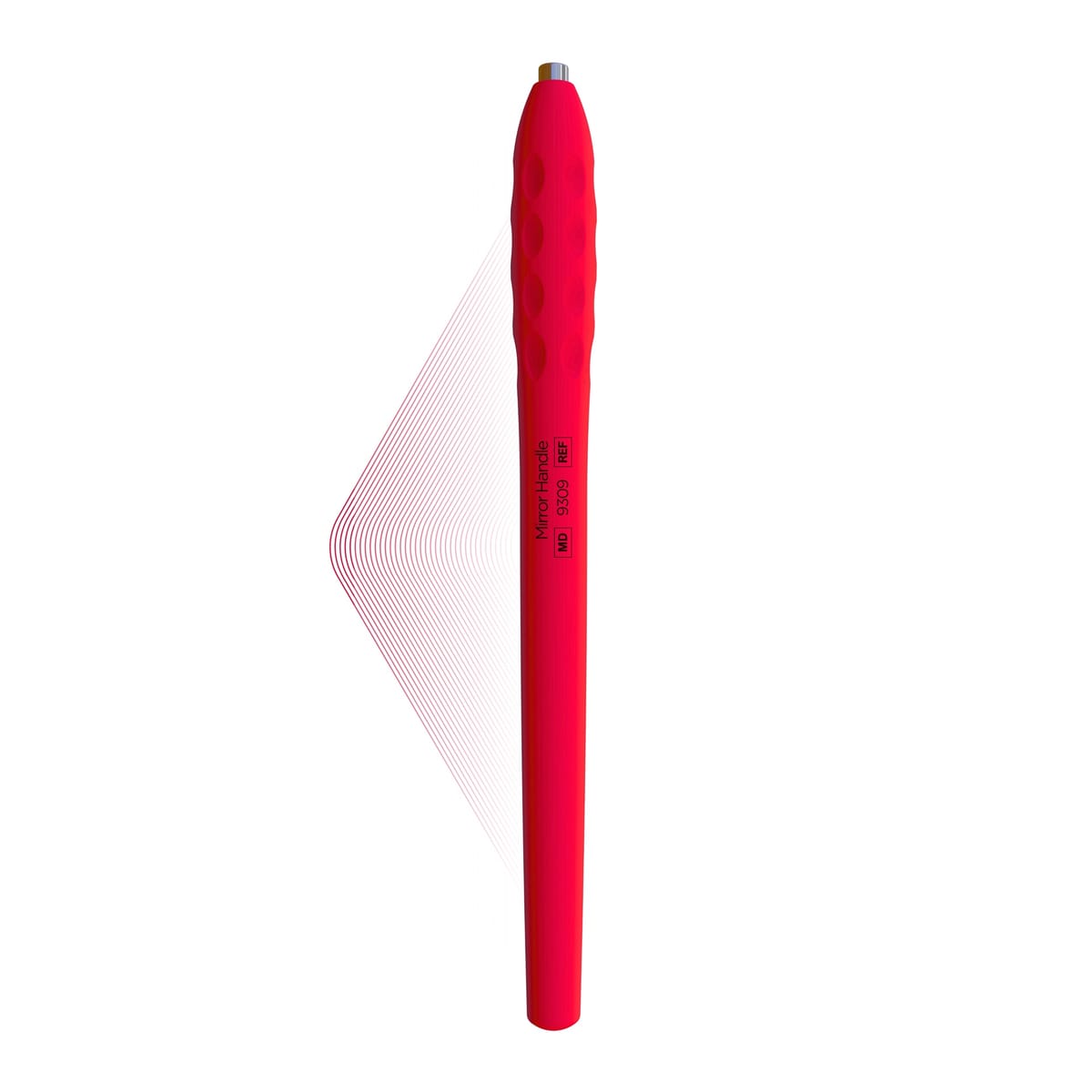 ErgoLite Mirror handle, Ruby Pink | ErgoLite X 10501 – ErgoDenta ApS, Mundspiegel und Zubehör