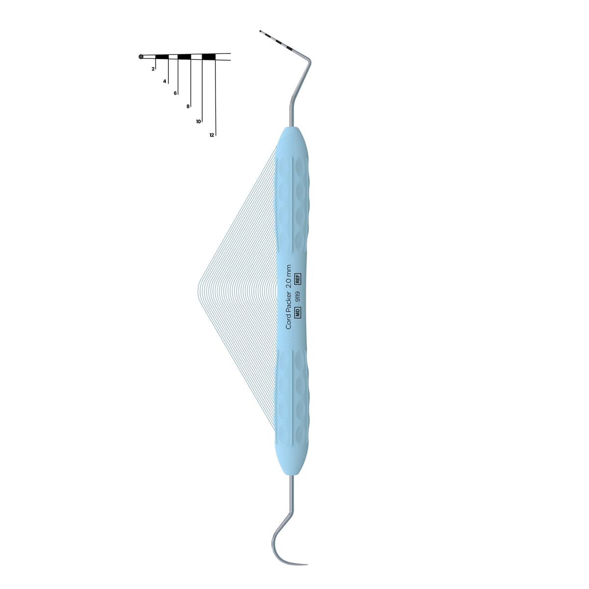 ErgoLite Sonde 23 – Parodontalsonde CP 2 (Kugelende) – ErgoDenta ApS, Sonden