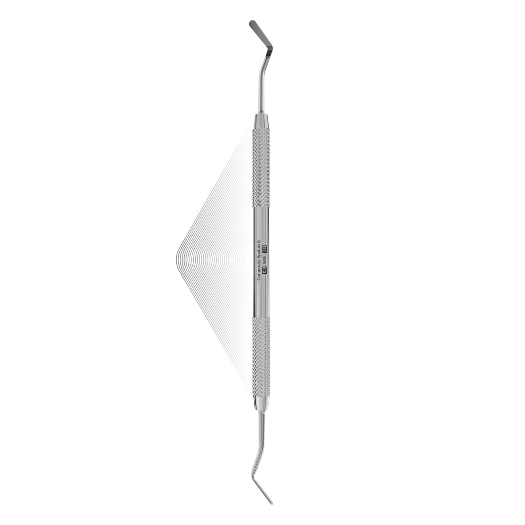 Composite Spatula 6 | ErgoLite 10561 – ErgoDenta ApS, Composite-Instrumente