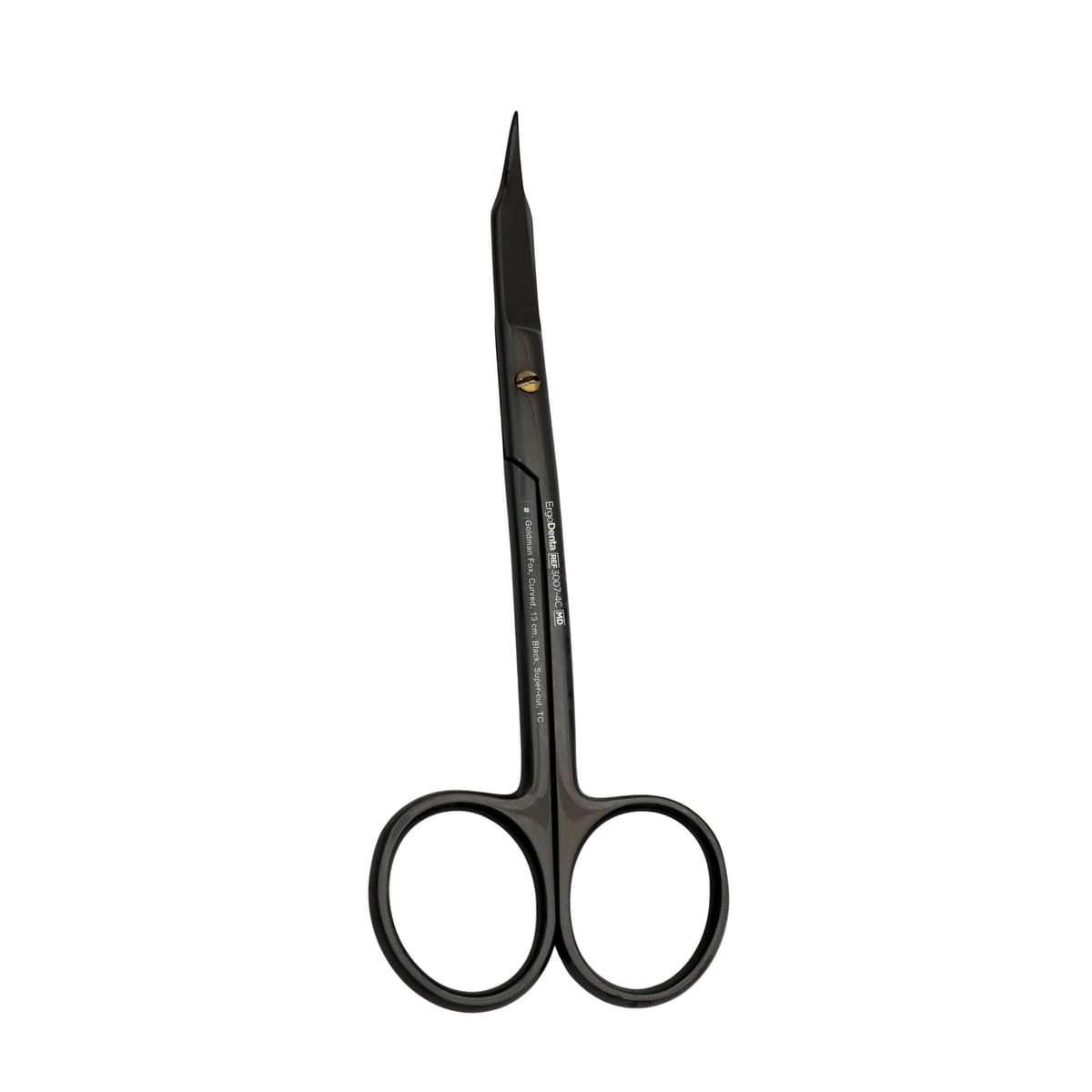 Black Schere, Goldman-Fox, gebogen, 12,5 cm – ErgoDenta ApS, Chirurgische Instrumente
