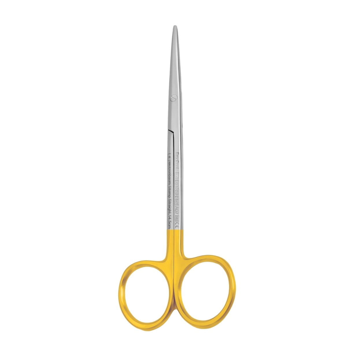 Metzenbaum Stump Scissor, Straight, 14.5cm, TC | ErgoDenta 3011-2S – ErgoDenta ApS, Sonstige chirurgische Instrumente