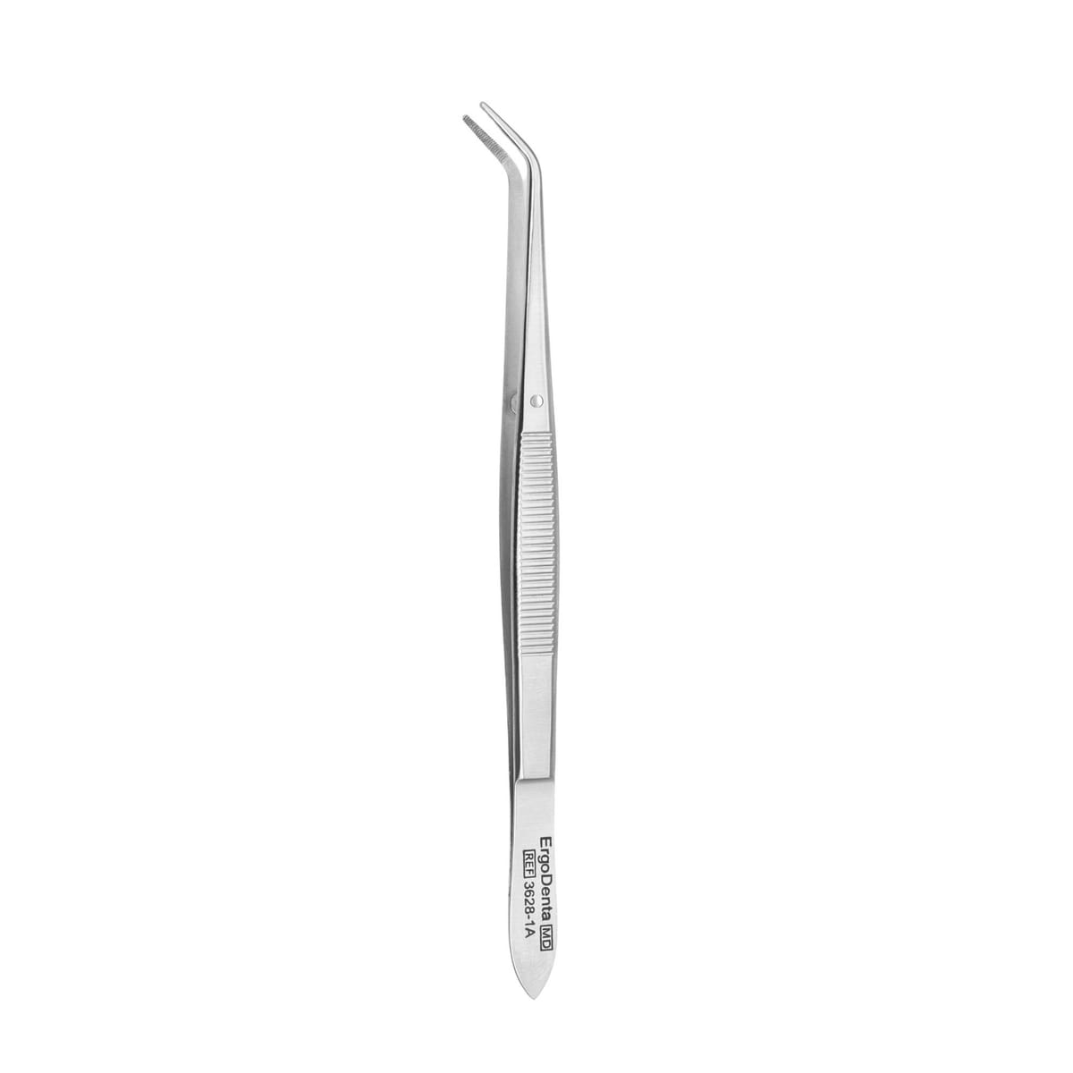 College Tweezer, Short Serrated 13mm | ErgoDenta 3628-1A – ErgoDenta ApS, Pinzetten