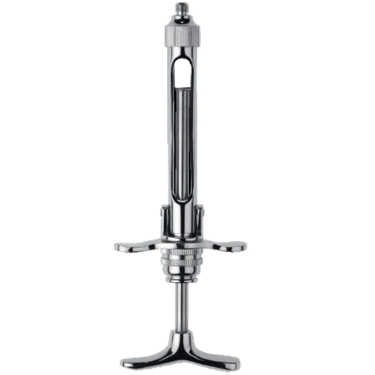 Cartridge Syringe, 2.2 ml, Chrome-plated, with Metric Thread | ErgoDenta 3910 – ErgoDenta ApS, Zylinderampullenspritzen
