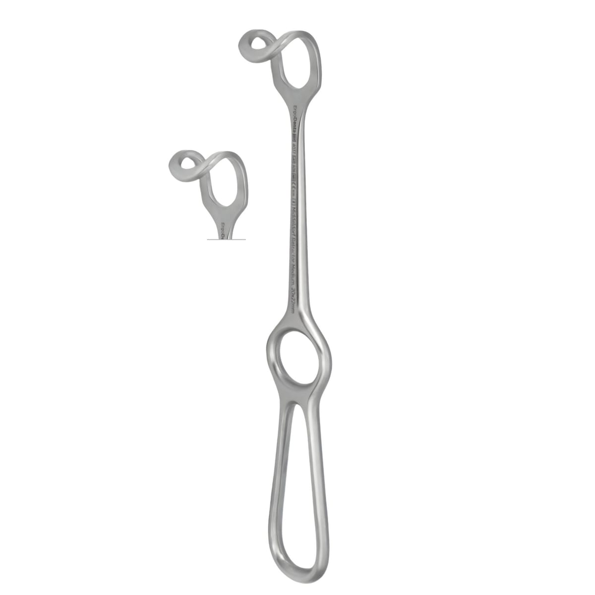 Middeldorpf Retractor, Small, 14 x 17 mm | ErgoDenta 4036 – ErgoDenta ApS, Wangenhalter - Wundhaken