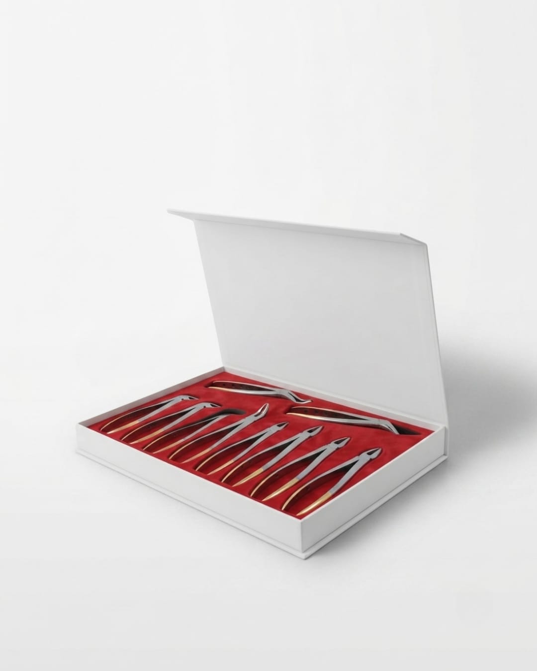 Erwachsenen-Extraktionszangen-Set Diamond D – ErgoDenta ApS, Extraktionszangen