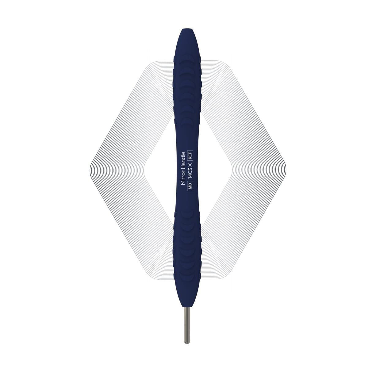 Mirror handle, Deep Blue | ErgoX® 1403 X – ErgoDenta ApS, Mundspiegel und Zubehör
