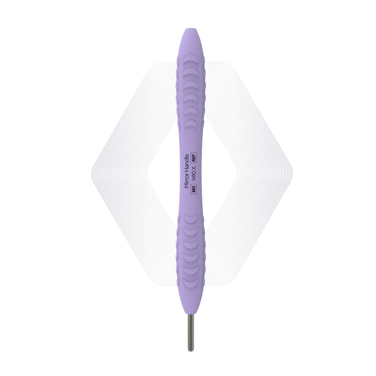 Mirror handle, Lilac Blue | ErgoX® 1410 X – ErgoDenta ApS, Mundspiegel und Zubehör