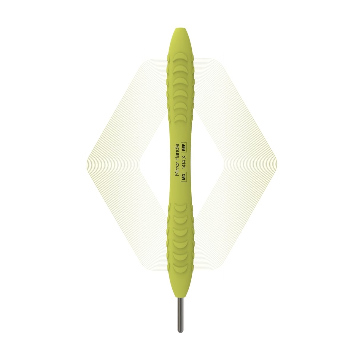 Mirror handle, Lemon Green | ErgoX® 1414 X – ErgoDenta ApS, Mundspiegel und Zubehör