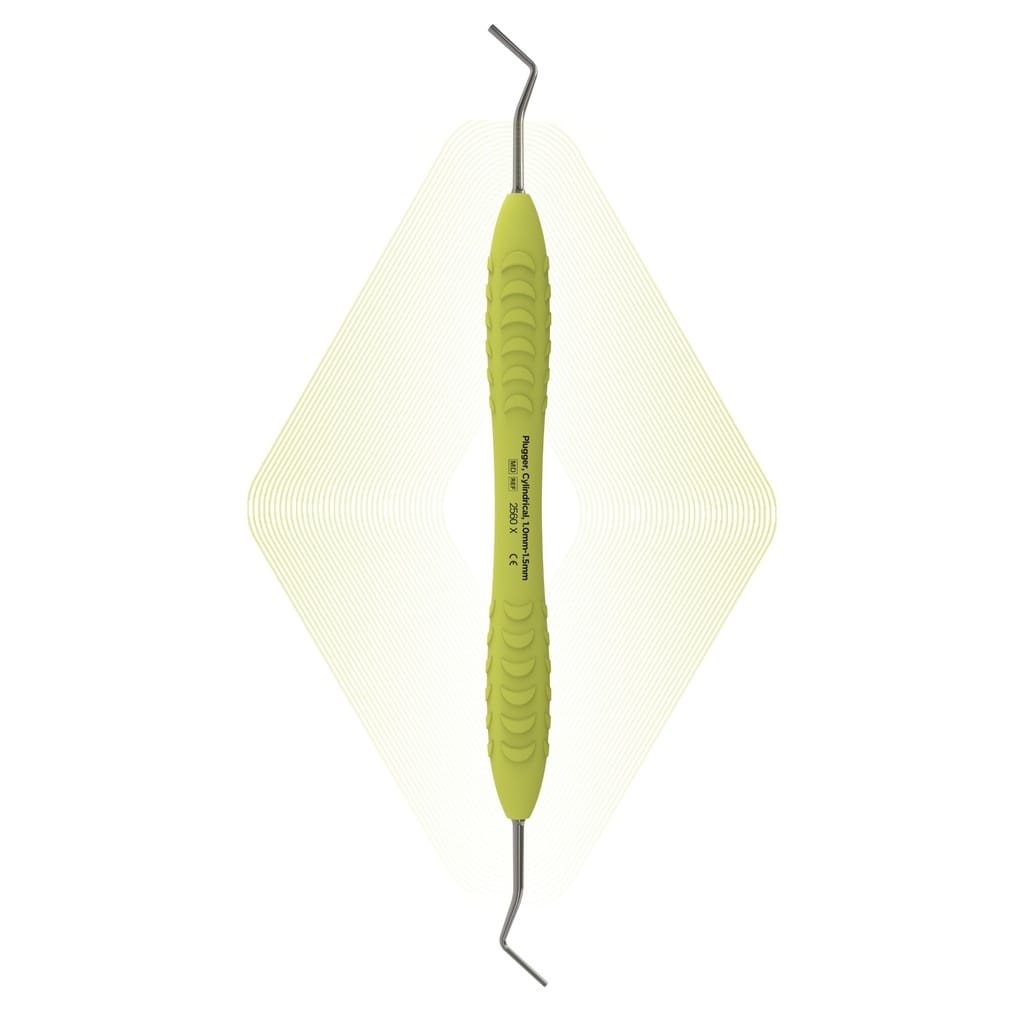 Plugger, Cylindrical, 1.0-1.5mm | ErgoDenta 11210 – ErgoDenta ApS, Plugger - Spreader - Condensor