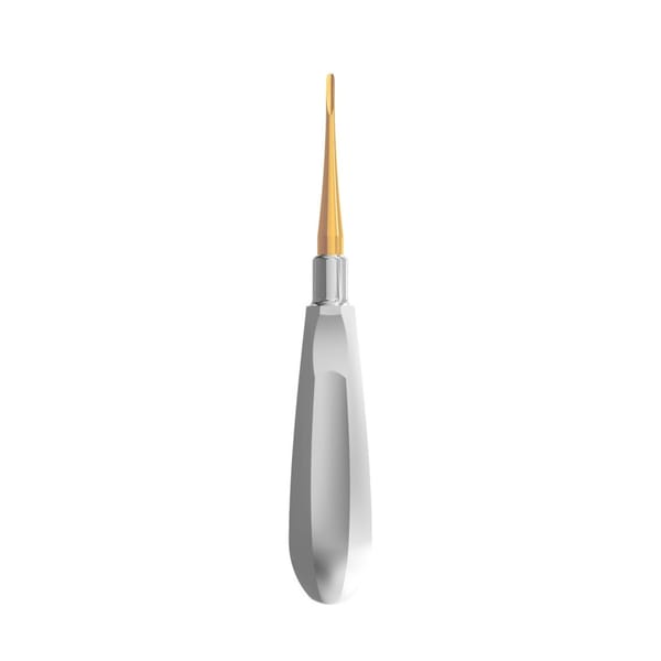Luxating Elevator Gold, Straight, 2.5mm — Classic Handle | ErgoDenta 6002-1G