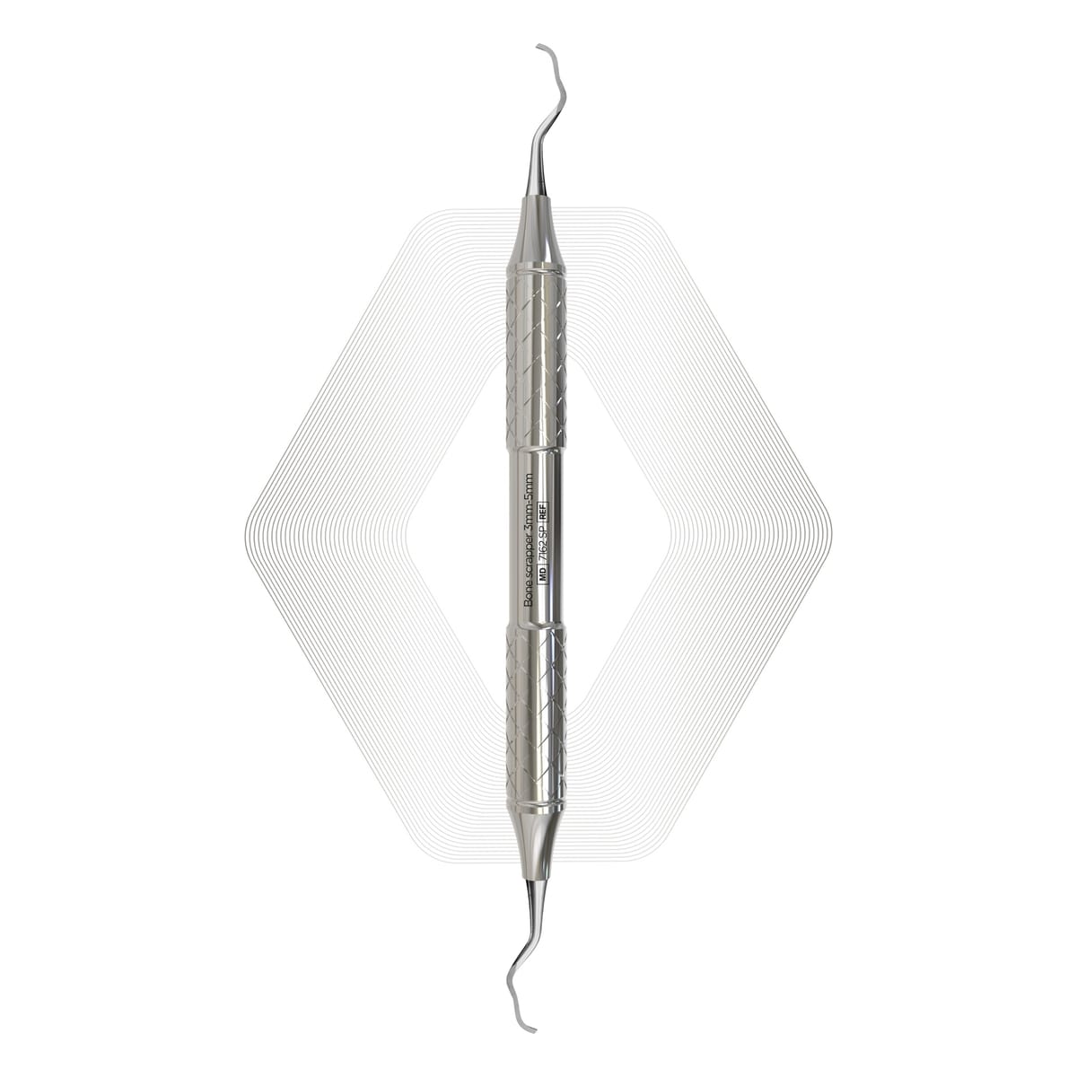 Bone Scrapper, 3mm-5mm | ErgoDenta 7162 SP – ErgoDenta ApS, Raspatorien - Elevatorien