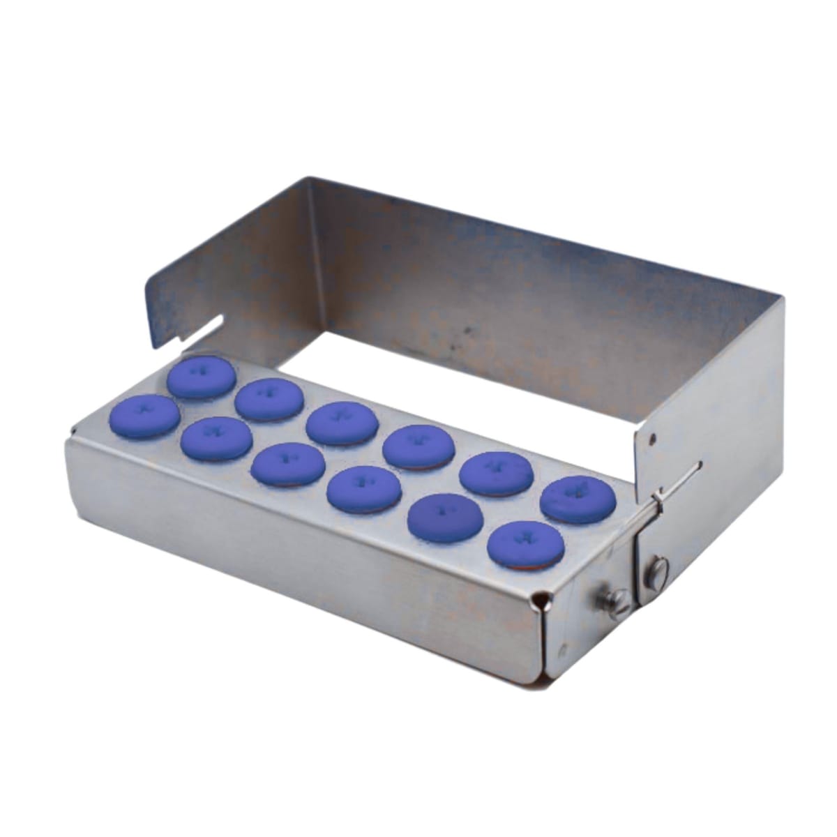 Bur Holder for 12, Blue | ErgoDenta 7383B – ErgoDenta ApS, Zubehör für Wurzelbehandlung