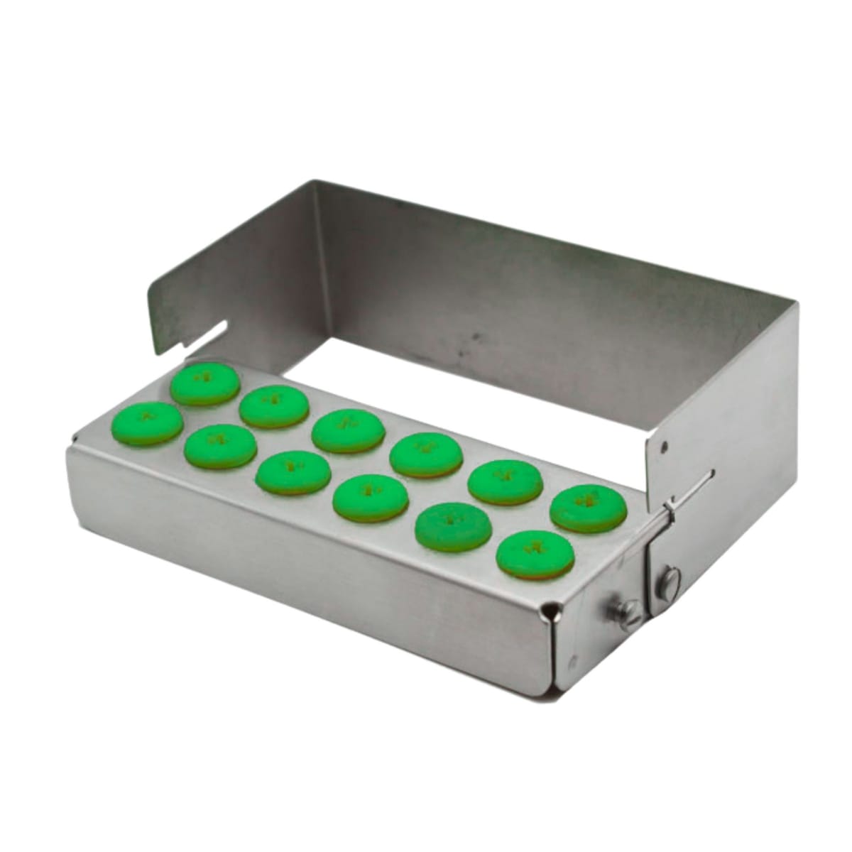 Bur Holder for 12, Green | ErgoDenta 7383G – ErgoDenta ApS, Bohrerständer