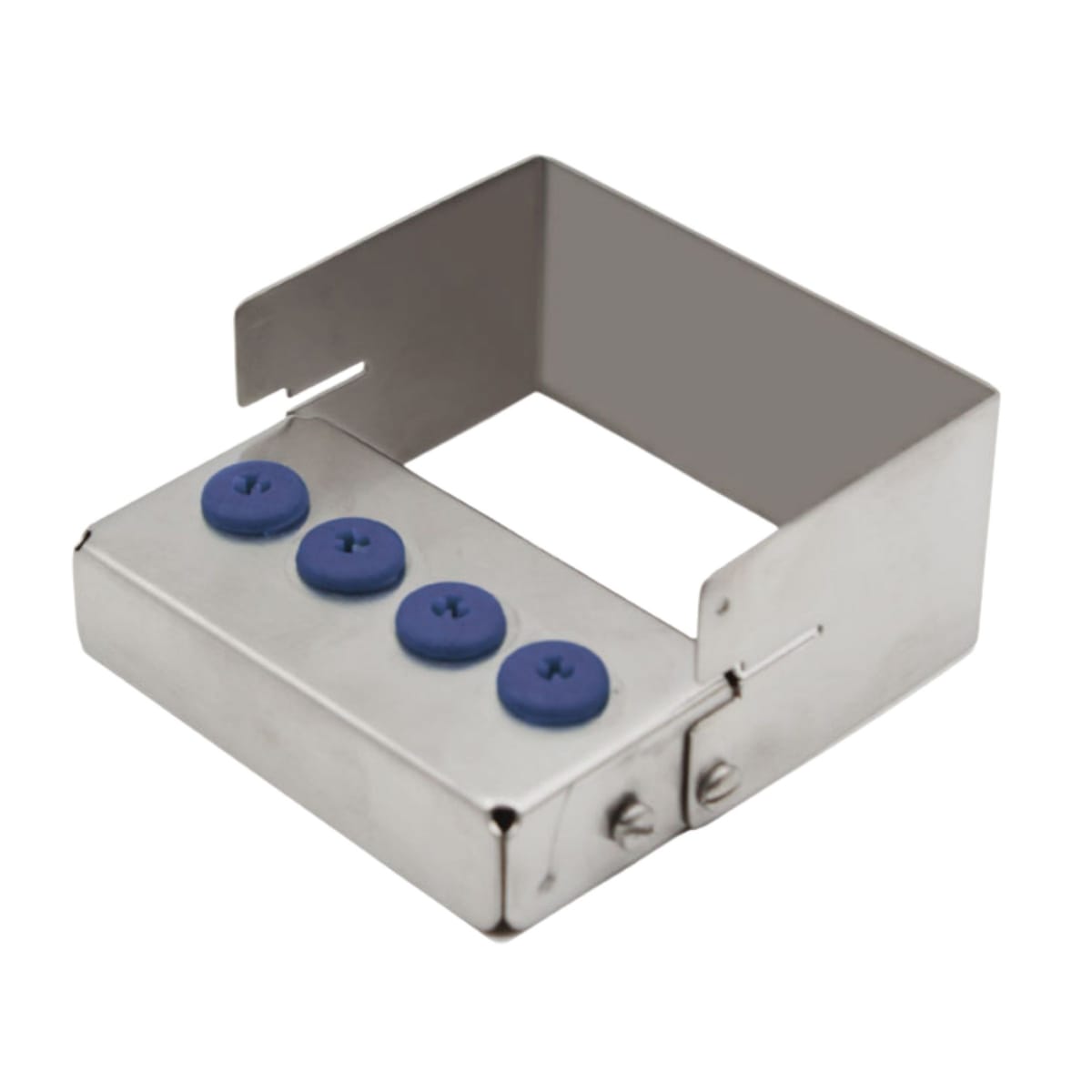 Bur Holder for 4, Blue | ErgoDenta 7381B – ErgoDenta ApS, Bohrerständer