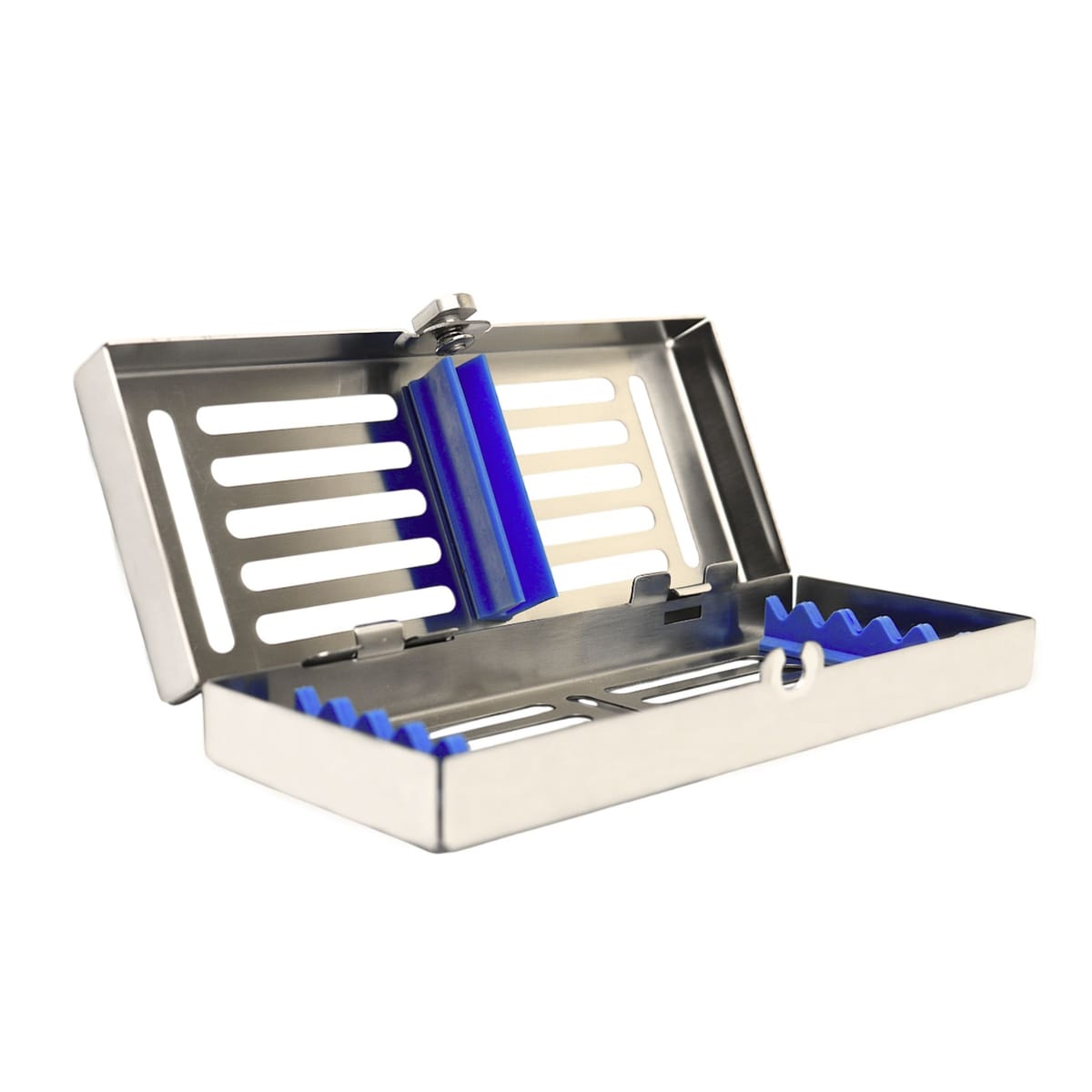 Sterilisationskassette mit abnehmbarem Deckel 5511-B – ErgoDenta ApS, Trays, Sterilcontainer und Zubehör