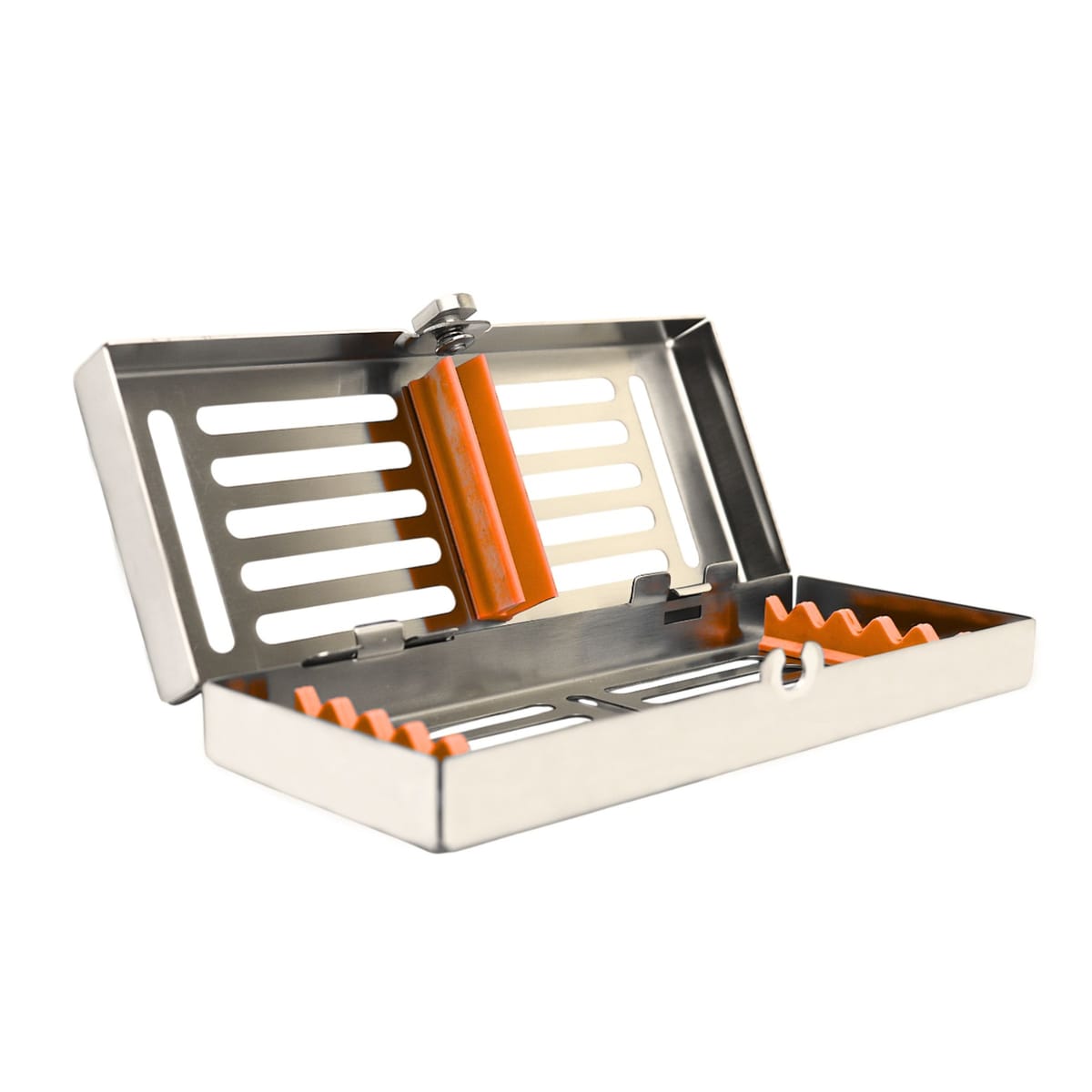 Sterilisationskassette mit abnehmbarem Deckel 5511-O – ErgoDenta ApS, Trays, Sterilcontainer und Zubehör