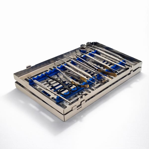 Micro Surgery Kit – 12 pcs (with Sterilization Tray) 9914