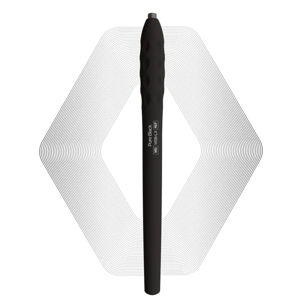 ErgoLX Plus - ErgoTip Handle, Single-end, Pure Black | ErgoTip 1458-LX