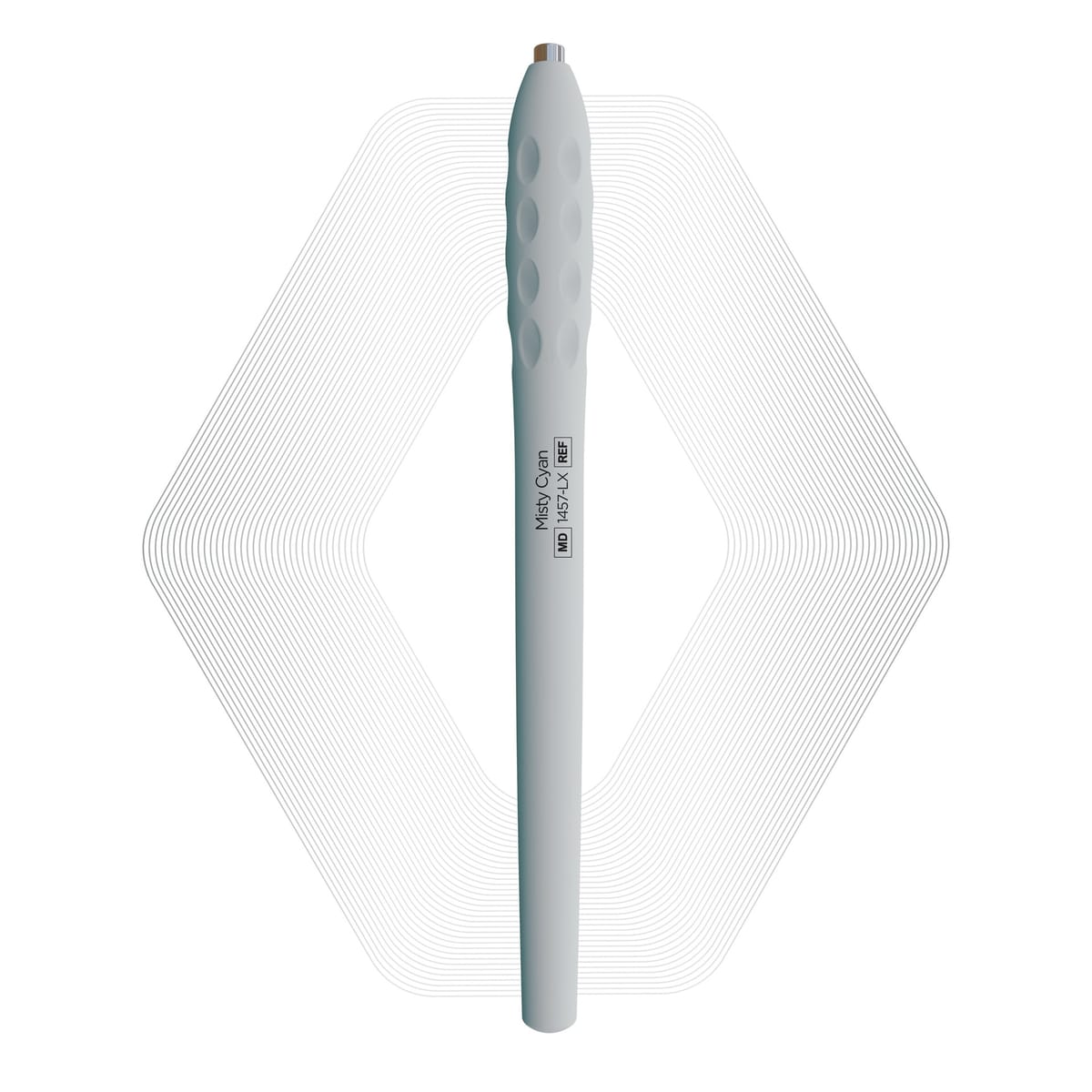 ErgoLX Plus - ErgoTip Handle, Single-end, Misty Cyan | ErgoTip 1457-LX – ErgoDenta ApS, Sonden