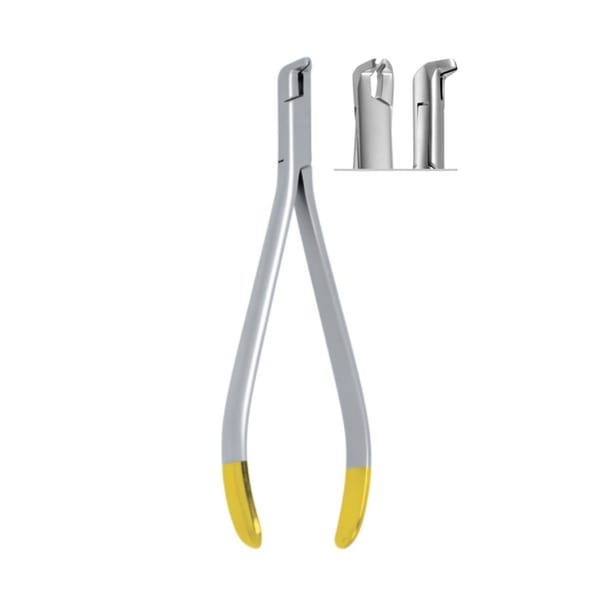 Distal End Cutter with safety hold, Rounded Cutter Head, ◯ Ø 0,35mm / .014”, ▢ 0.55x0.64mm / .021”x.025, 15cm, TC 4228